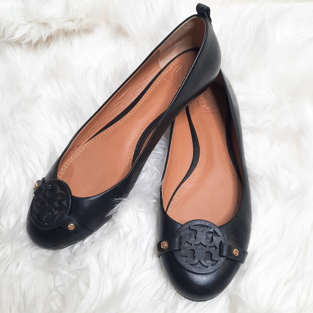 Tory Burch Black Mini Miller Flats 8
